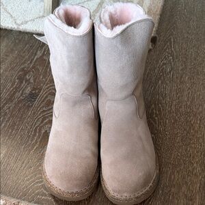 Birkenstock Uppsala Shearling Gray Taupe Size 38